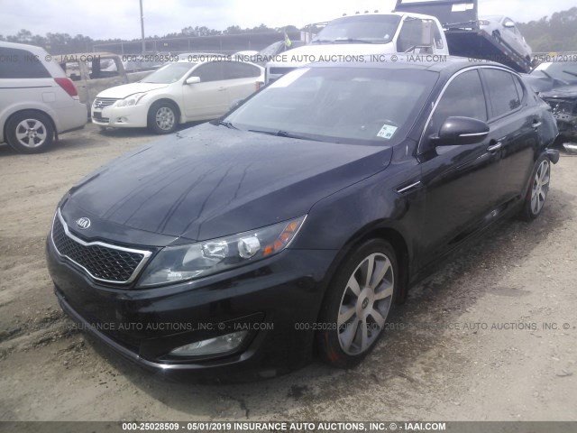 5XXGR4A68DG241873 - 2013 KIA OPTIMA SX BLACK photo 2