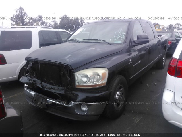 3D7LL39C16G166119 - 2006 DODGE RAM 3500 BLACK photo 2