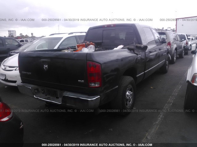 3D7LL39C16G166119 - 2006 DODGE RAM 3500 BLACK photo 4