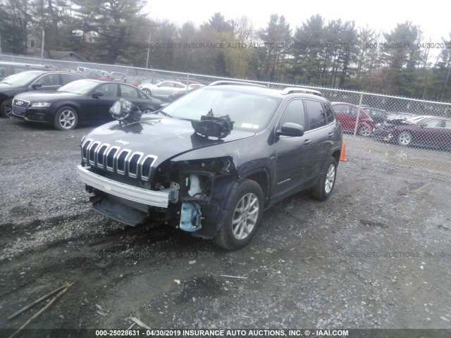 1C4PJMCB3HW668755 - 2017 JEEP CHEROKEE LATITUDE GRAY photo 2