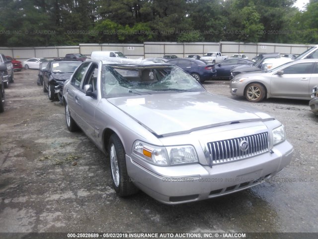 2MEBM7FV7AX633749 - 2010 MERCURY GRAND MARQUIS LS SILVER photo 1