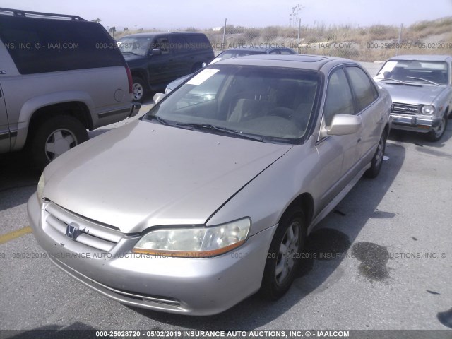 JHMCG66832C009204 - 2002 HONDA ACCORD EX/SE Champagne photo 2