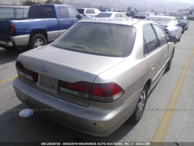 JHMCG66832C009204 - 2002 HONDA ACCORD EX/SE Champagne photo 4