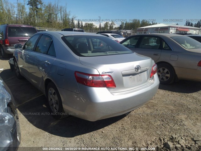 4T1BE46K87U502618 - 2007 TOYOTA CAMRY NEW GENERAT CE/LE/XLE/SE SILVER photo 3