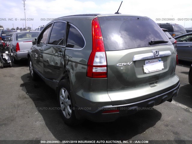 JHLRE38789C014464 - 2009 HONDA CR-V EXL GREEN photo 3