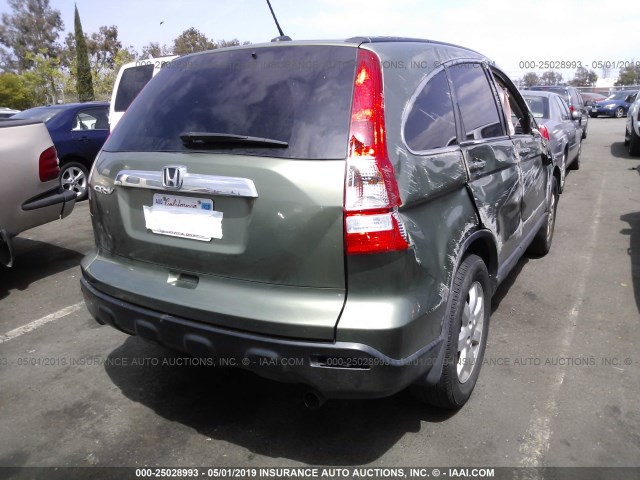 JHLRE38789C014464 - 2009 HONDA CR-V EXL GREEN photo 4