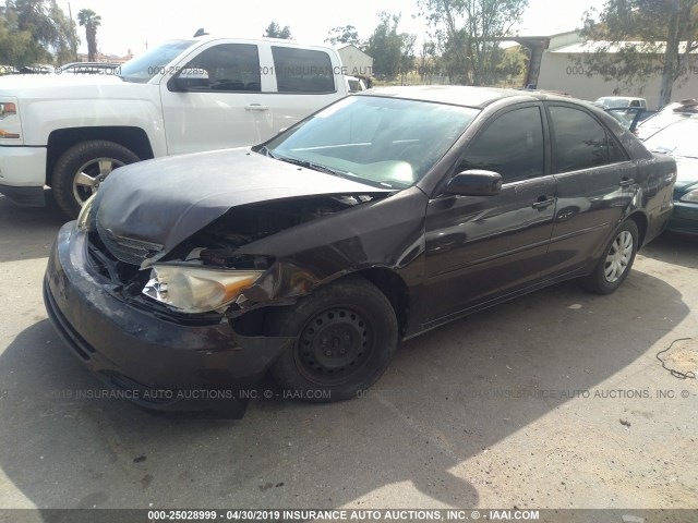 4T1BE32K83U754766 - 2003 TOYOTA CAMRY LE/XLE/SE PURPLE photo 2