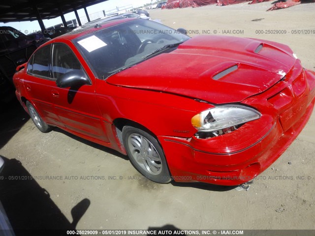 1G2NV52E53C268336 - 2003 PONTIAC GRAND AM GT1 RED photo 1