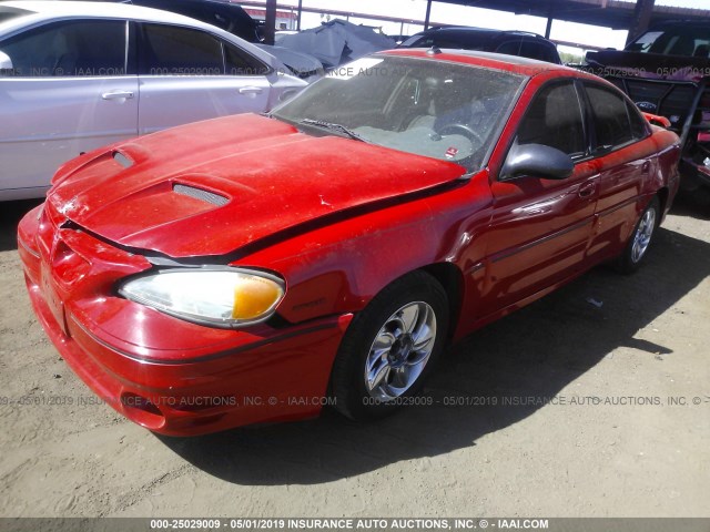 1G2NV52E53C268336 - 2003 PONTIAC GRAND AM GT1 RED photo 2