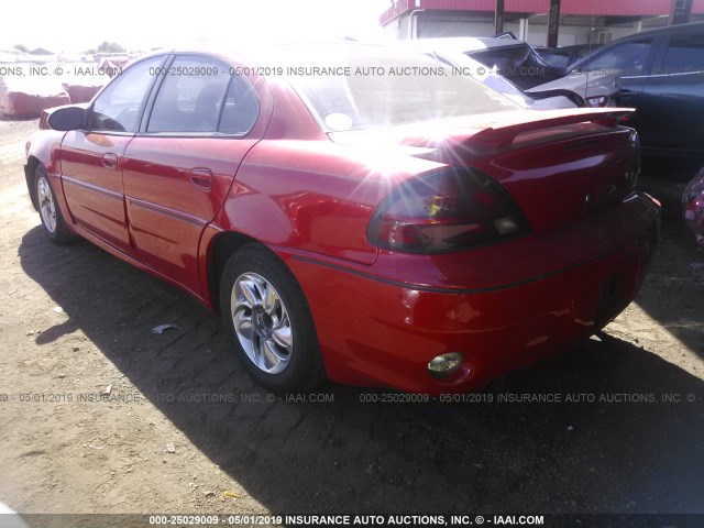 1G2NV52E53C268336 - 2003 PONTIAC GRAND AM GT1 RED photo 3