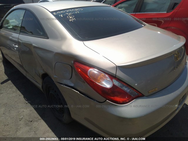 4T1CA30P74U011600 - 2004 TOYOTA CAMRY SOLARA SE/SLE GOLD photo 3