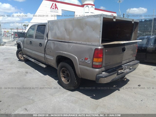 1GTGK13U11F158858 - 2001 GMC SIERRA K1500 HEAVY DUTY BEIGE photo 3