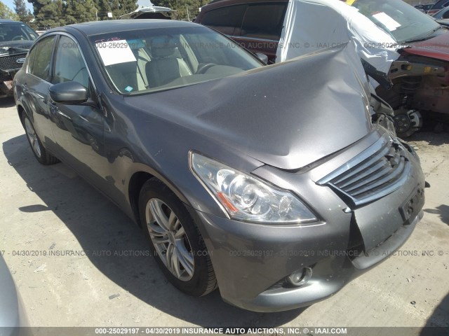 JN1DV6AP5BM600982 - 2011 INFINITI G25 JOURNEY GRAY photo 1