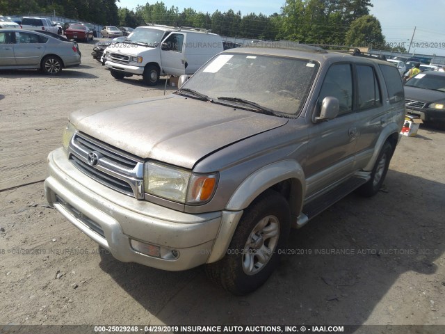 JT3GN87R410188434 - 2001 TOYOTA 4RUNNER LIMITED Champagne photo 2