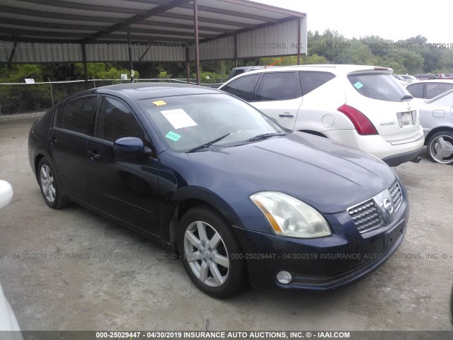 1N4BA41E76C866170 - 2006 NISSAN MAXIMA SE/SL Dark Blue photo 1