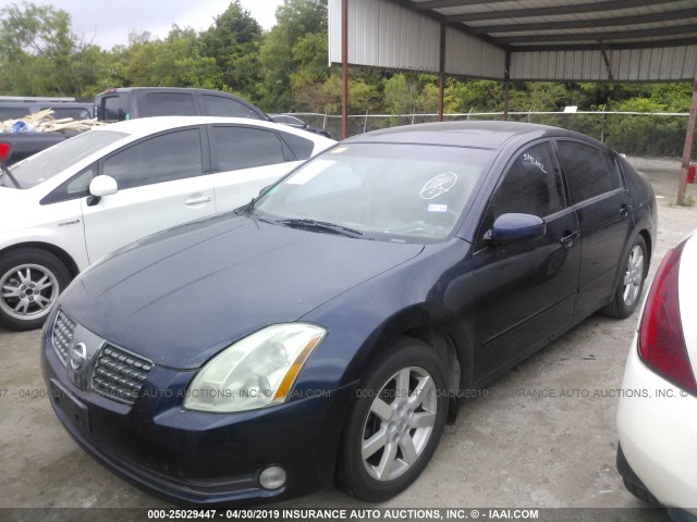 1N4BA41E76C866170 - 2006 NISSAN MAXIMA SE/SL Dark Blue photo 2