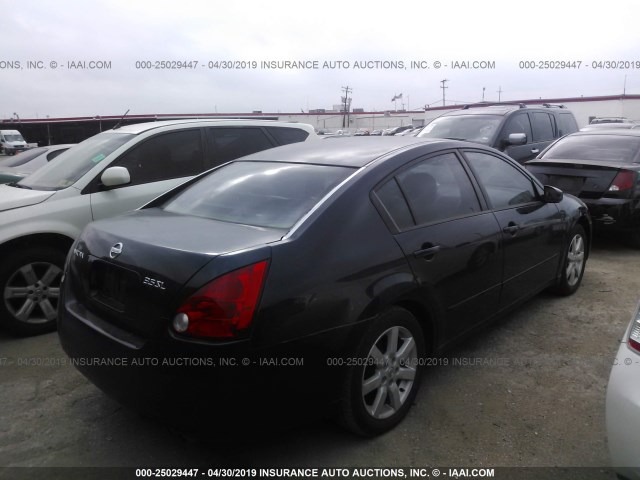 1N4BA41E76C866170 - 2006 NISSAN MAXIMA SE/SL Dark Blue photo 4