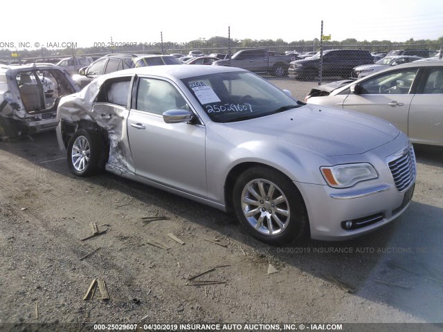 2C3CCACGXCH307974 - 2012 CHRYSLER 300 LIMITED SILVER photo 1