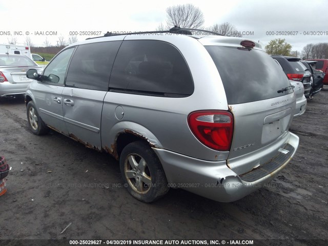 2D4GP44L75R565755 - 2005 DODGE GRAND CARAVAN SXT SILVER photo 3