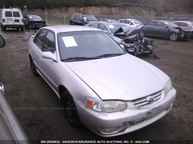 1NXBR12E12Z652582 - 2002 TOYOTA COROLLA CE/LE/S SILVER photo 1