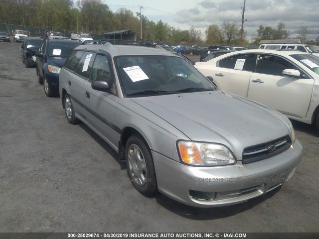 4S3BH635527306651 - 2002 SUBARU LEGACY L SILVER photo 1