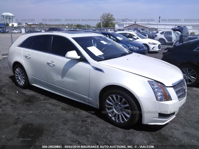 1G6DE8EG2A0113718 - 2010 CADILLAC CTS LUXURY COLLECTION WHITE photo 1