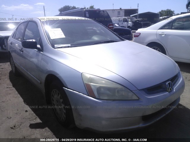 1HGCM56193A098203 - 2003 HONDA ACCORD DX SILVER photo 1