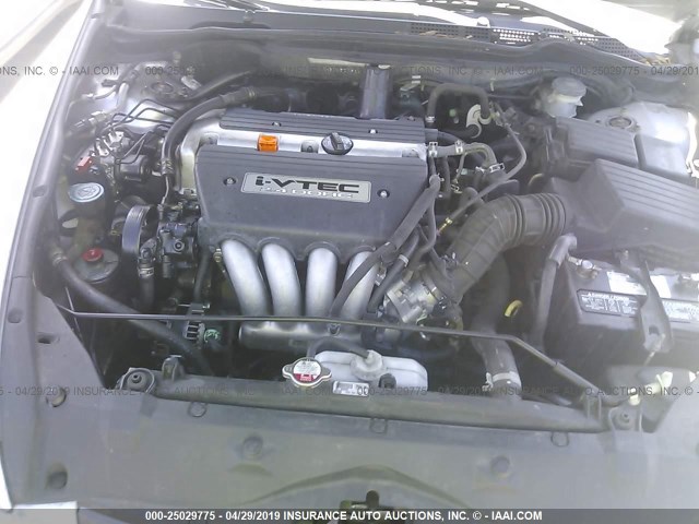 1HGCM56193A098203 - 2003 HONDA ACCORD DX SILVER photo 10