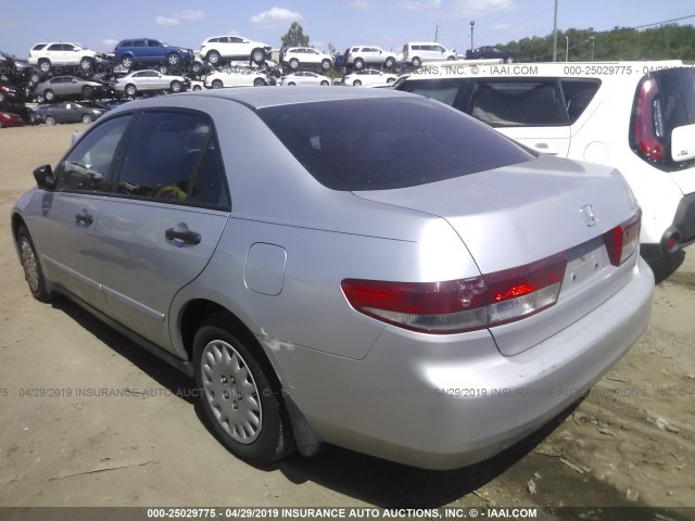 1HGCM56193A098203 - 2003 HONDA ACCORD DX SILVER photo 3