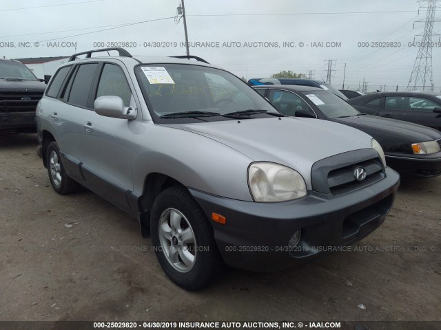 KM8SC13D46U050885 - 2006 HYUNDAI SANTA FE GLS/LIMITED SILVER photo 1