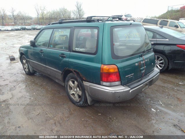 JF1SF6552XH714034 - 1999 SUBARU FORESTER S/S LIMITED GREEN photo 3