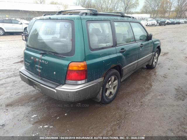 JF1SF6552XH714034 - 1999 SUBARU FORESTER S/S LIMITED GREEN photo 4