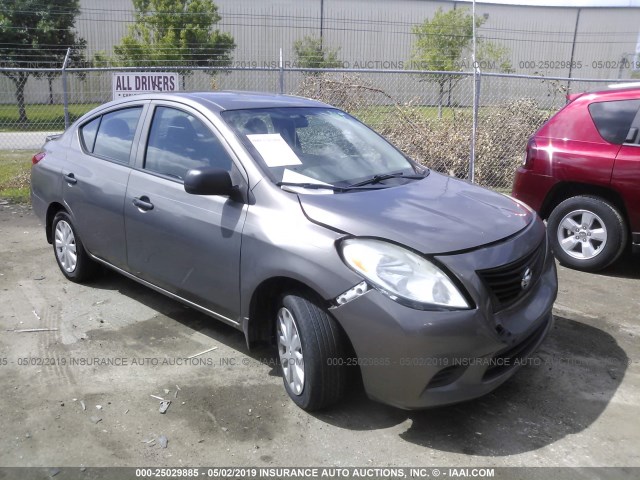 3N1CN7AP9DL855617 - 2013 NISSAN VERSA S/S PLUS/SV/SL GRAY photo 1