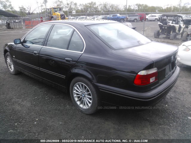 WBADN63423GS56525 - 2003 BMW 540 I AUTOMATIC BLACK photo 3