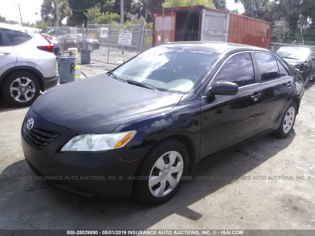4T1BE46K17U123993 - 2007 TOYOTA CAMRY NEW GENERAT CE/LE/XLE/SE BLACK photo 2