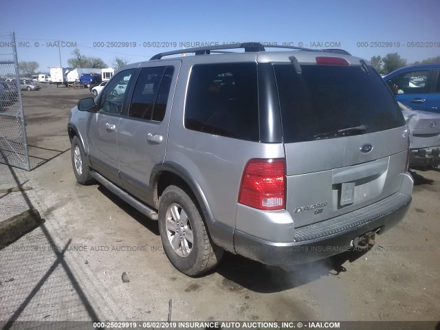 1FMZU73K43UA36347 - 2003 FORD EXPLORER XLT/XLT SPORT/NBX SILVER photo 3