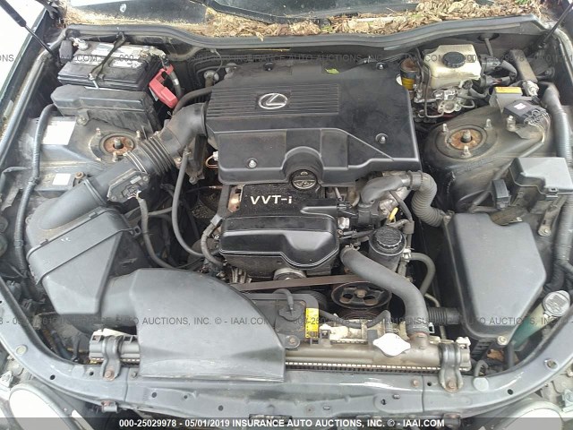 JT8BD68S6Y0105741 - 2000 LEXUS GS 300 BLACK photo 10