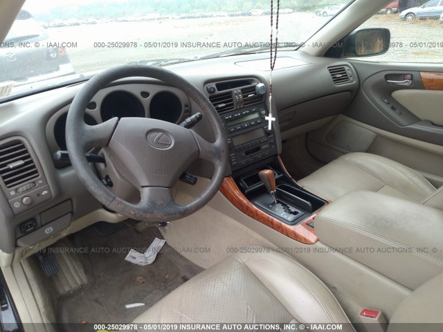 JT8BD68S6Y0105741 - 2000 LEXUS GS 300 BLACK photo 5