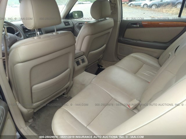 JT8BD68S6Y0105741 - 2000 LEXUS GS 300 BLACK photo 8