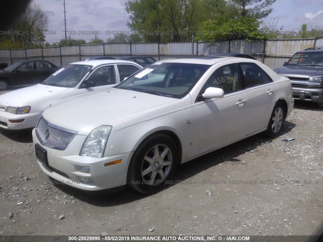 1G6DW677460178379 - 2006 CADILLAC STS WHITE photo 2