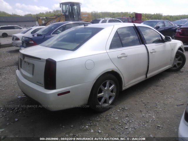 1G6DW677460178379 - 2006 CADILLAC STS WHITE photo 4