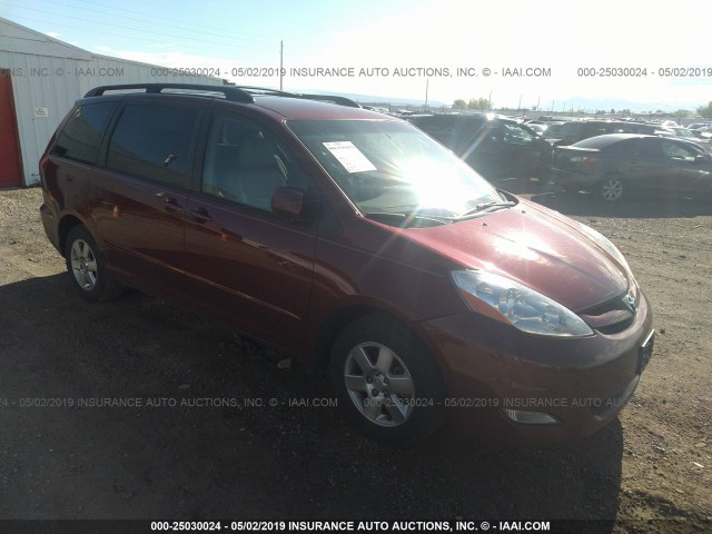 5TDZA22C26S516471 - 2006 TOYOTA SIENNA XLE/XLE LIMITED RED photo 1