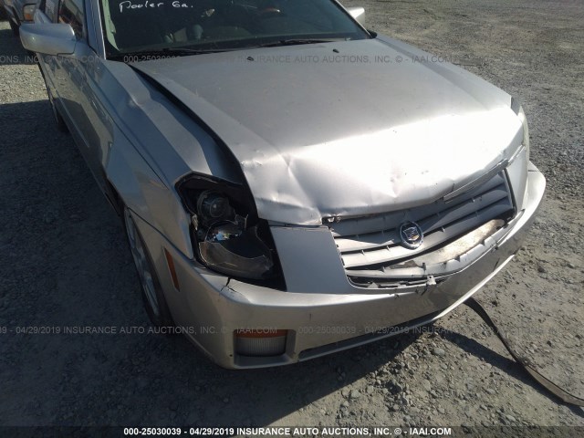 1G6DP577460207080 - 2006 CADILLAC CTS HI FEATURE V6 SILVER photo 6