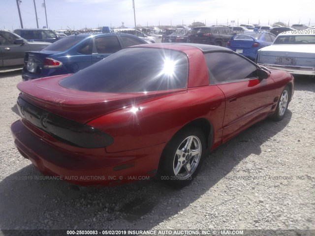 2G2FS22K622159867 - 2002 PONTIAC FIREBIRD RED photo 4