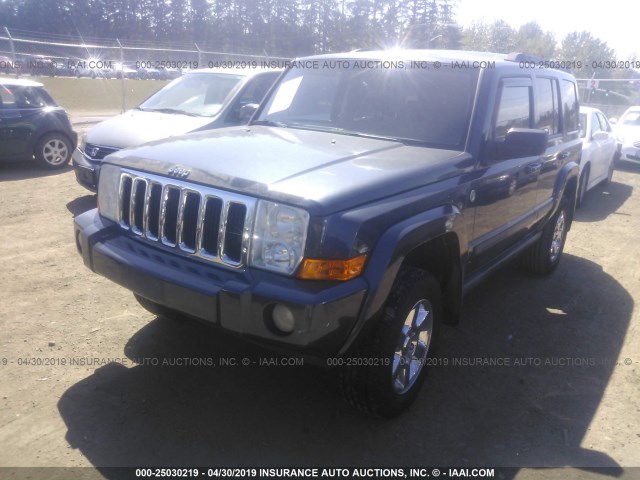 1J8HG48P77C601169 - 2007 JEEP COMMANDER Dark Blue photo 2