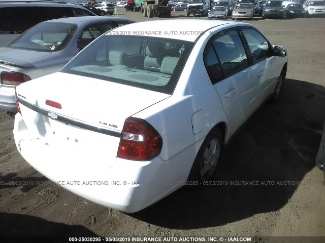 1G1ZT52824F101714 - 2004 CHEVROLET MALIBU LS WHITE photo 4