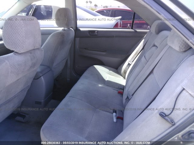 4T1BF32K83U560039 - 2003 TOYOTA CAMRY LE/XLE/SE GRAY photo 8