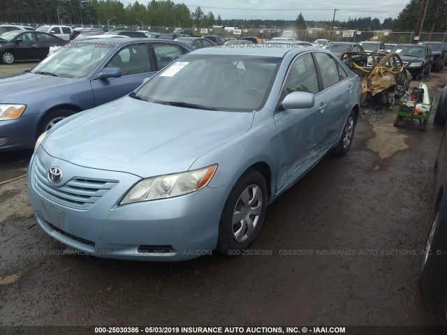 4T1BE46K77U688460 - 2007 TOYOTA CAMRY NEW GENERAT CE/LE/XLE/SE Light Blue photo 2
