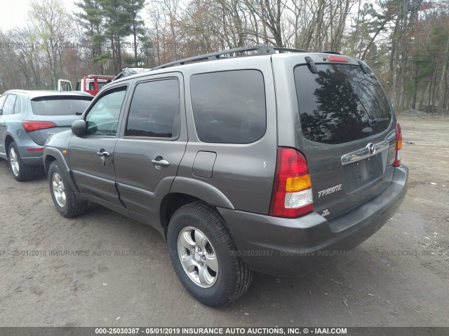 4F2YZ04144KM03338 - 2004 MAZDA TRIBUTE LX GRAY photo 3