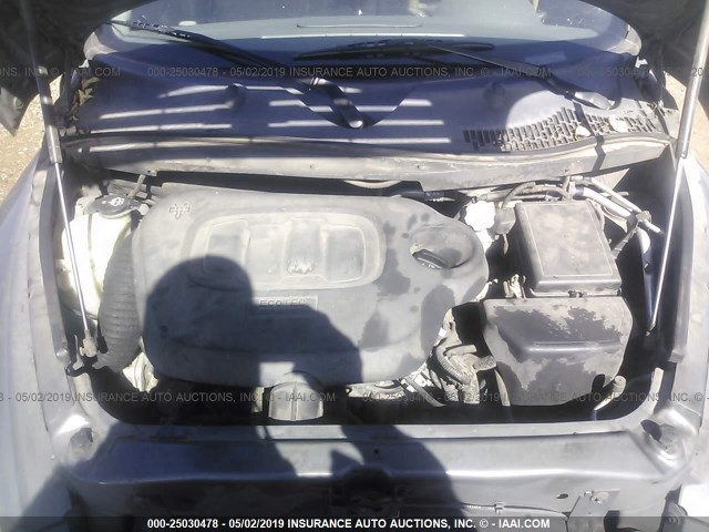 3GNCA13B69S637887 - 2009 CHEVROLET HHR LS Gris foto 10